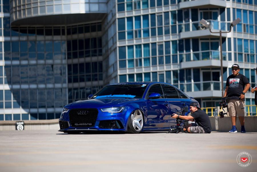  Audi A6 Sedan on Vossen Wheels (VPS-318) (4G, C7) 2016 года  (фото 21 из 59)